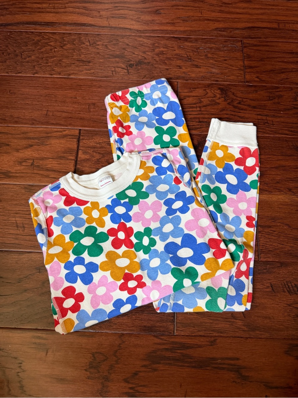 Hanna Andersson Multi-Color Floral Print Pajama Set